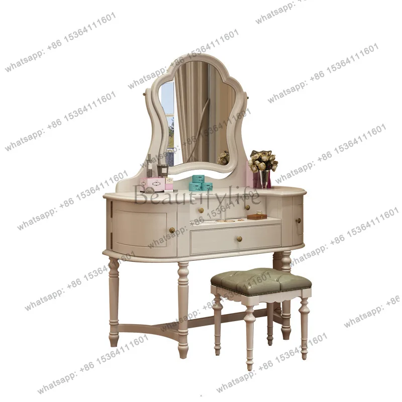 

American light luxury dressing table, European simple dressing table, combination furniture