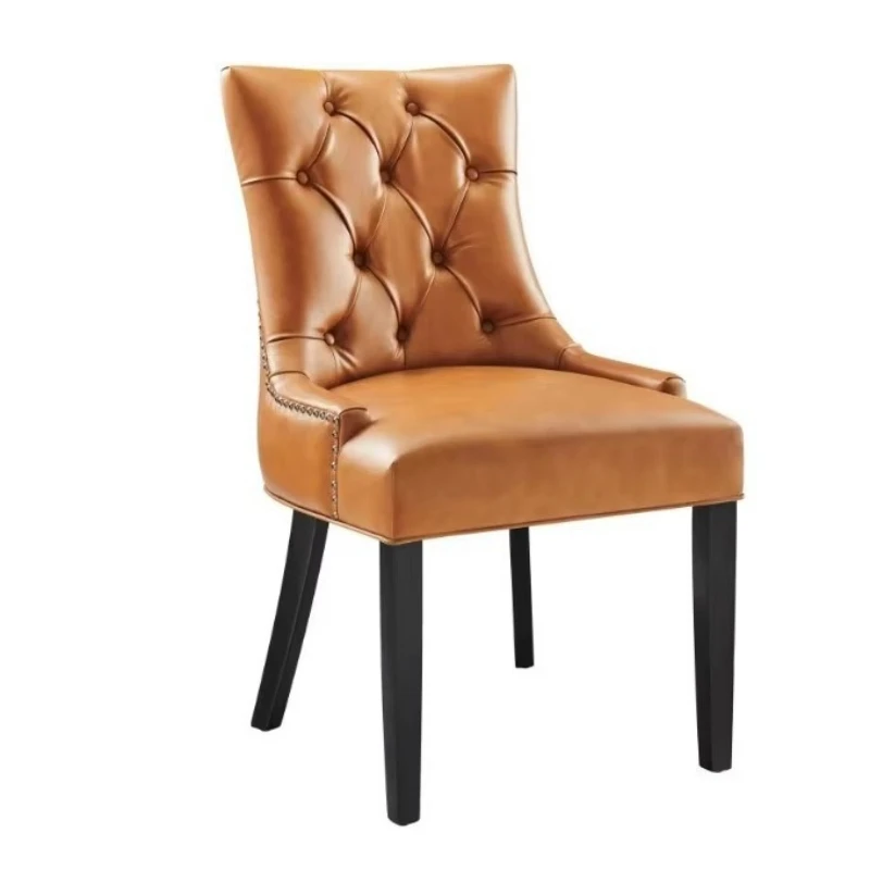 

Modern simple solid wood lounge chair, durable wooden leg design, suitable for small apartment living room