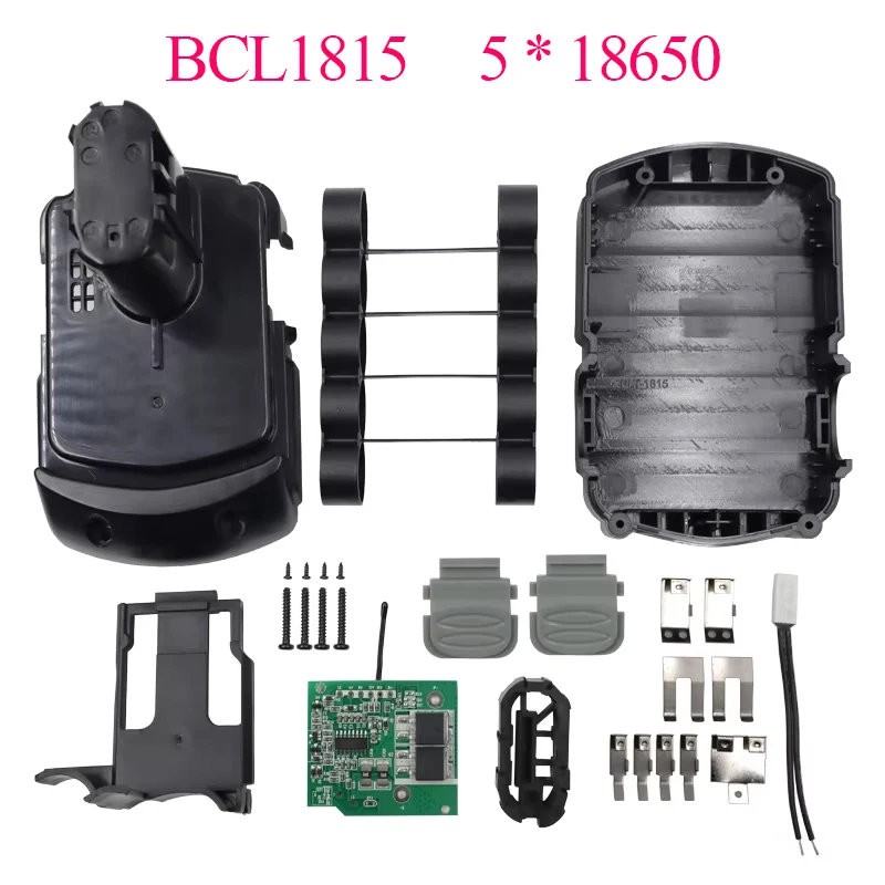 BCL1815 18V Li-ion Battery Plastic Case PCB Charging Protection Circuit Board For Hitachi 18V BCL1830 EMB1830 Box Housings
