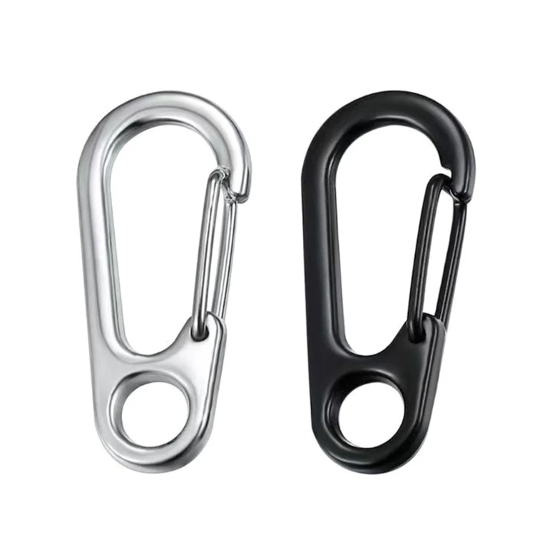 10Pcs Mini Keychain Zinc Alloy Heavy Duty Keychain Carabiner Multifunction Carabiner Keychain Heavy Duty Belt Key Holder