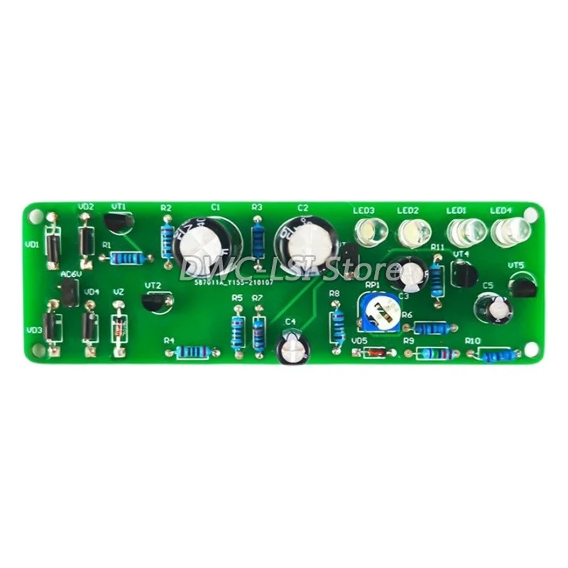 Four-way Breathing Lamp Circuit LED Flashing Lamp Electronic Product Installation And Debugging Taching Training Welding kit DIY