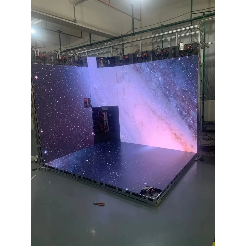 Indoor splicing led screen creative led video wall p0.9 p1.2 p1.5 micropixel led background wall