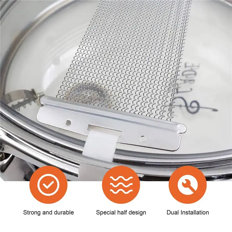 A12E-Half Design Steel Snare Wire Drum Spring For Children Snare Cajon Box Drums