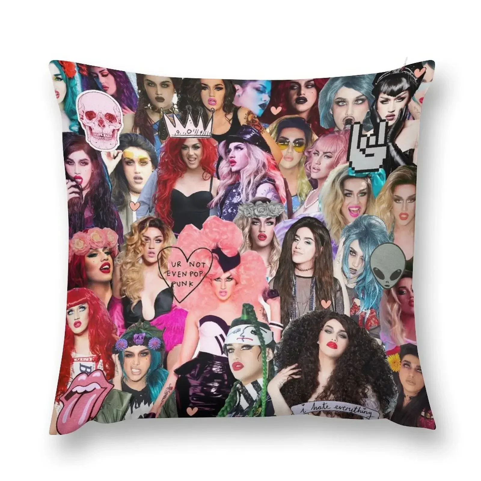 Adore Delano collage Throw Pillow New year Pillowcases Cushion Covers Sofa pillow