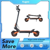 Kugoo LX10 + E-Scooter 1400W * 2 Power, 20.8Ah 60V, 90km Max Range, 150kg Max Load, E-ABS + Front & rear Hydraulic Disc Brakes, 35N.M