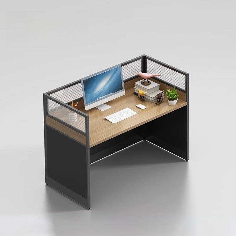 Office staff Office desk and chair combination Staff computer Desk booth