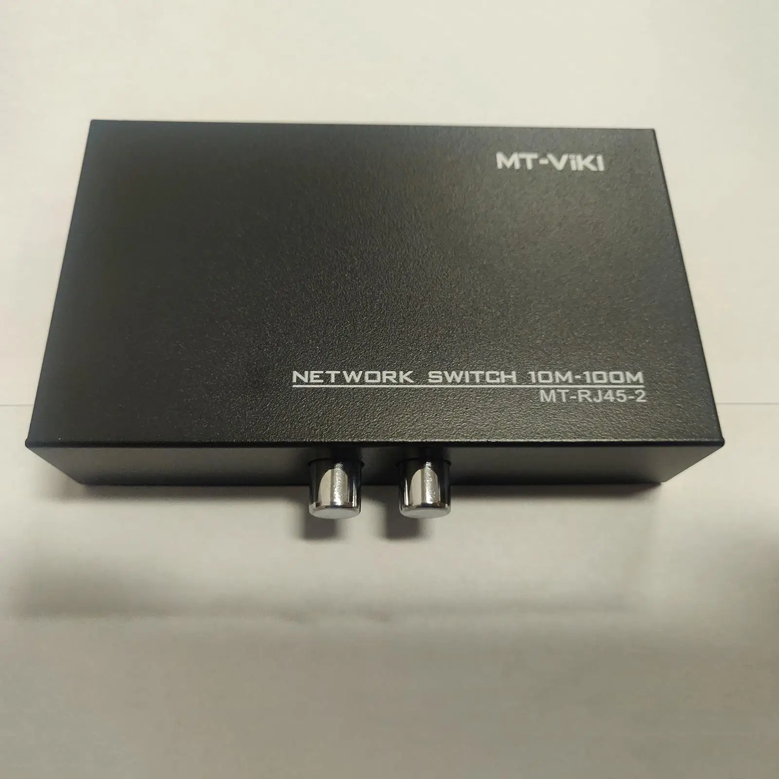 Ethernet Manual Switch Iron Shell Network Selector Hub 2 Port Physical Connection for Data Center