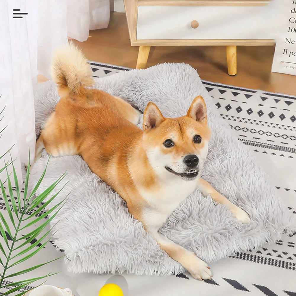 Dogs Sofa Bed Washable Winter Warm Cat Bed Mat Couches Car Floor Furniture Protector Sleeping Dog Beds