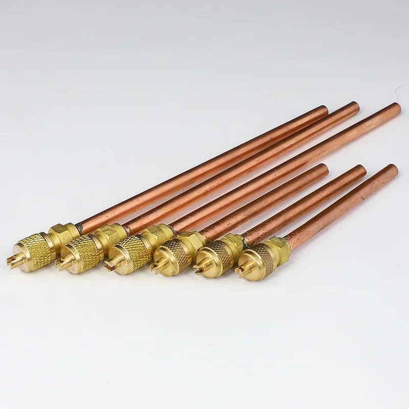 5 قطعة ملحقات تبريد تكييف الهواء صمام شحن مبرد من نوع اللحام صمام تعبئة المبردات في اتجاه واحد #5