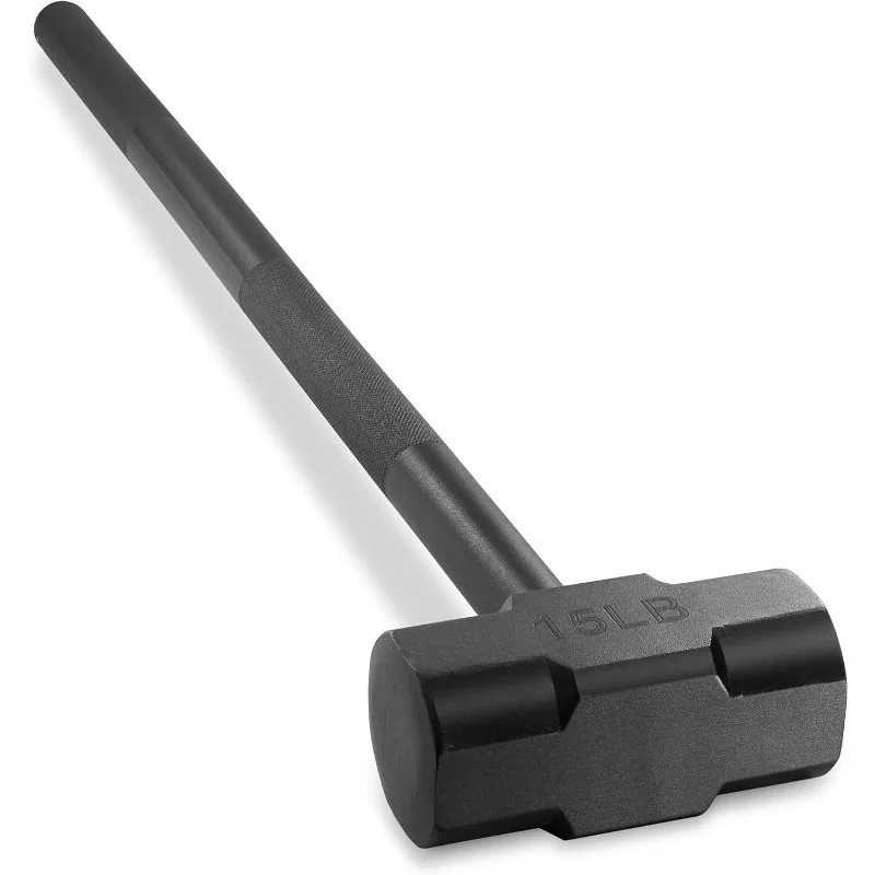 

Philosophy Gym Fitness Hammer, 15 LB - Steel Hammer for Strength Training