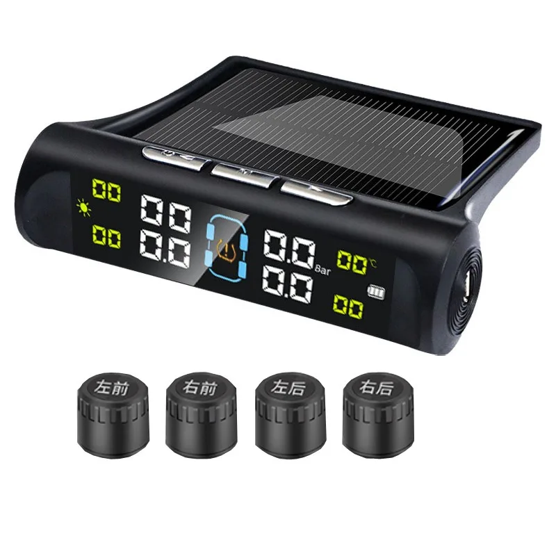 Tire Pressure Temperature Detection of Automobile Tire Pressure Monitor TPMS System