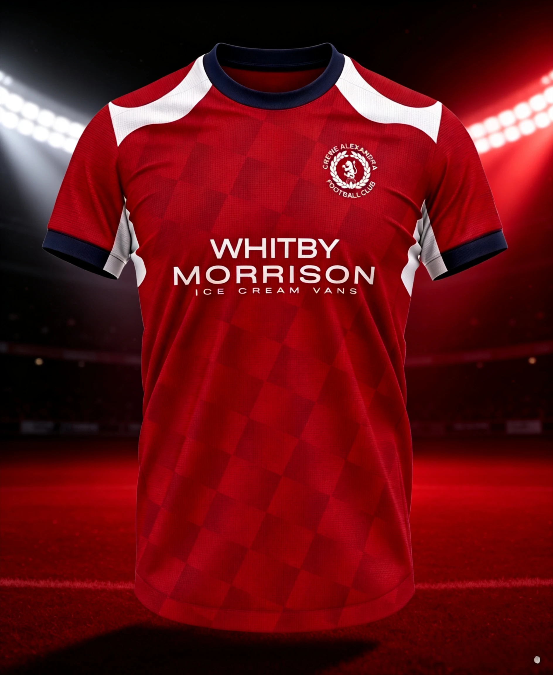 2026 Crewe Alexandra 3D Printed Football Jersey Men's Summer Quick Drying Short Sleeved T-shirt Family Matching Clothing