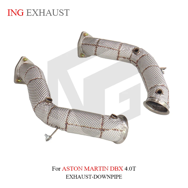

for Aston Martin DBX 4.0T exhaust downpipe with heat shield, high temperature resistant TIG manual welding