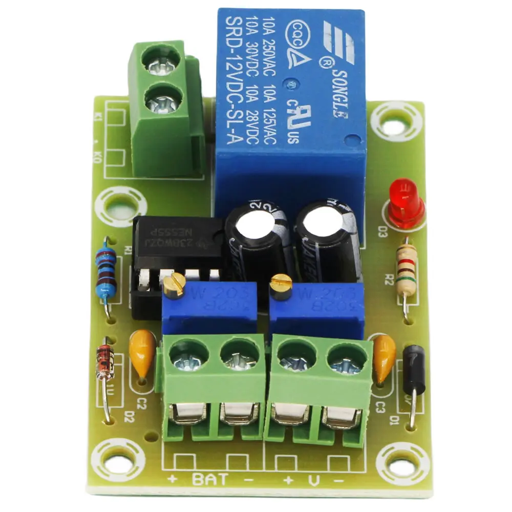 XH-M601 Intelligent Charger Module Power Control Panel Automatic Charging Power 12V Battery Charging Control Board for Diy Kit