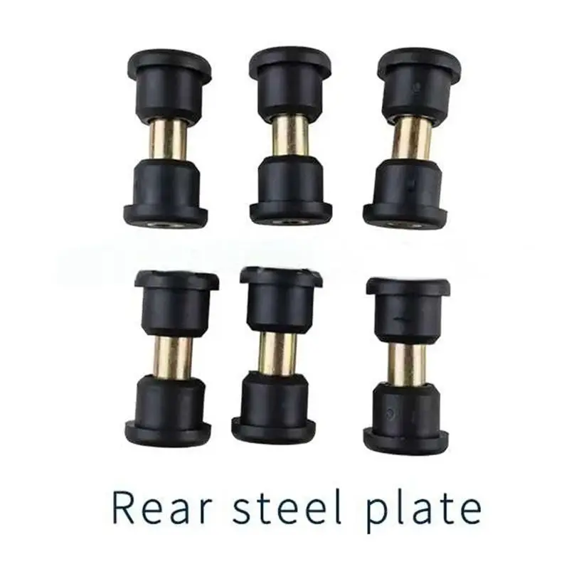NALFI-For Club Car Precedent Golf Cart Repair Kit- Steel Plate Rubber Bushing 102956201 102506601 For Swing