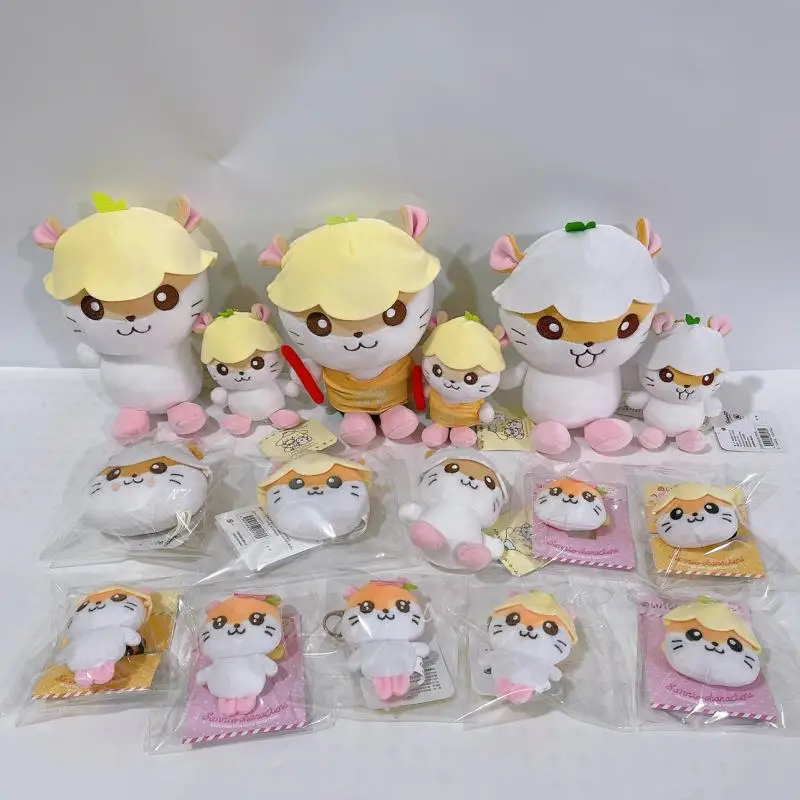 Coro Coro Kuririn Hamster Peluche pour Enfants, Périphérique Sanurgente, Pendentif Beurre Original, Porte-clés en Coton, Bande de Cheveux, Broche Anime, Jouet Cadeau