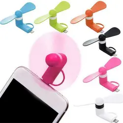 For Android IPhone Type-c For Samsung Huawei iPad Portable 3in1 Mini Phone Fan Cooler Mobile Phone Cooler Travel Accessories