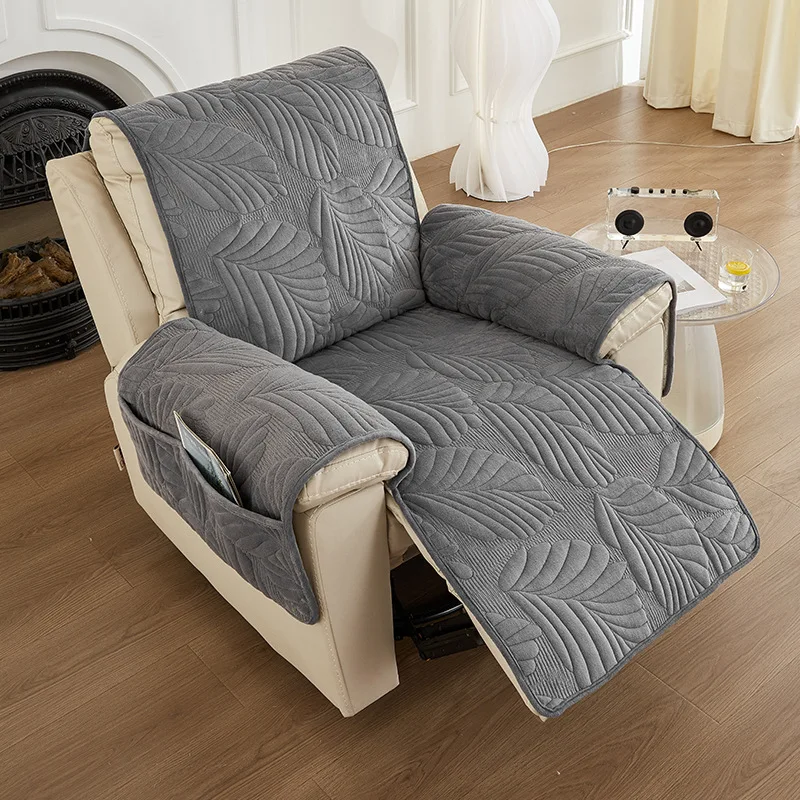 

Lazy Sofa Cushion Four Seasons Single Sofa Cover Chivas Massage Chair Non-Slip Cushion Recliner Armrests Dustproof S130