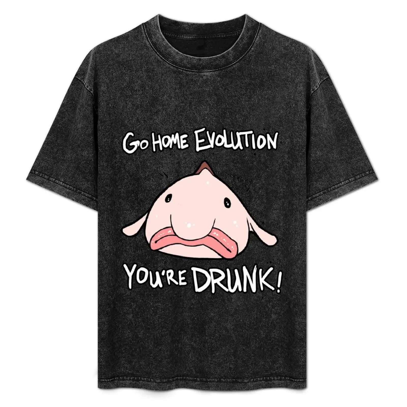 

Go Home Evolution You're DRUNK! T-Shirt vintage anime shirt Funny t-shirt new edition Men's clothing