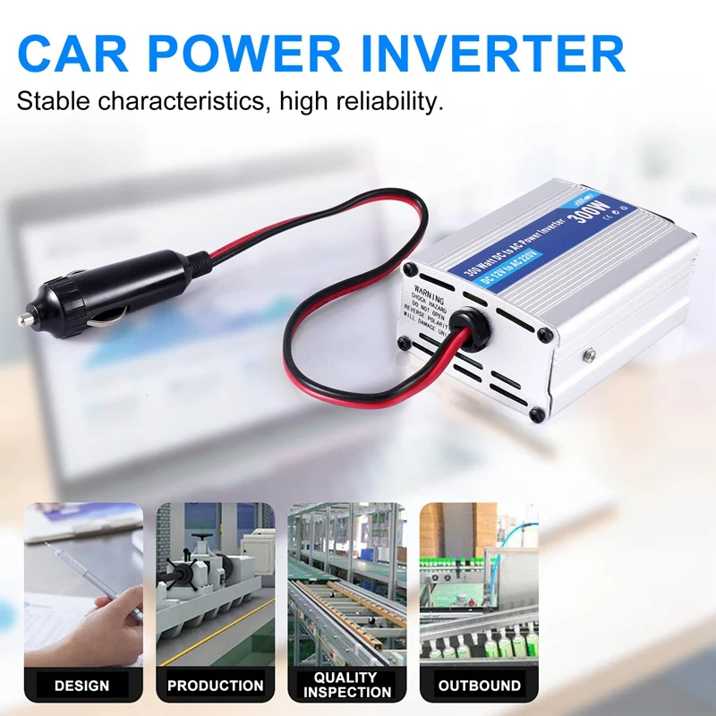 Auto Omvormer Omvormer 300W Inversor 12 V 220 V Spanningsomvormer 12 V Naar 220 V Inverter 12 V 220 V Convertidor