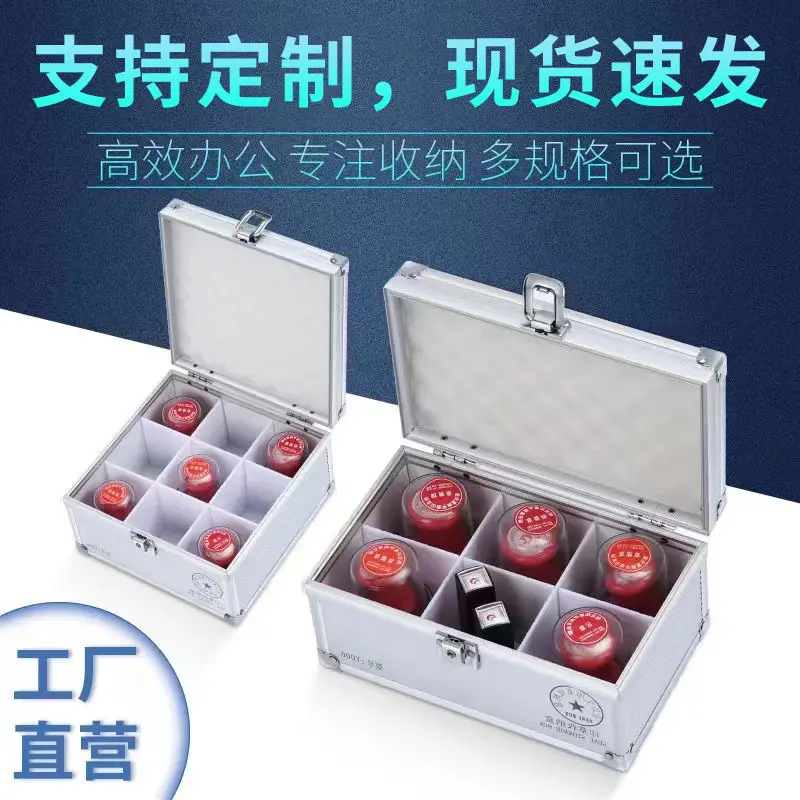 Seal Box Seal Aluminum Alloy Handheld Lock Password Multi Specification Financial Seal Seal Box Seal Box Seal Box