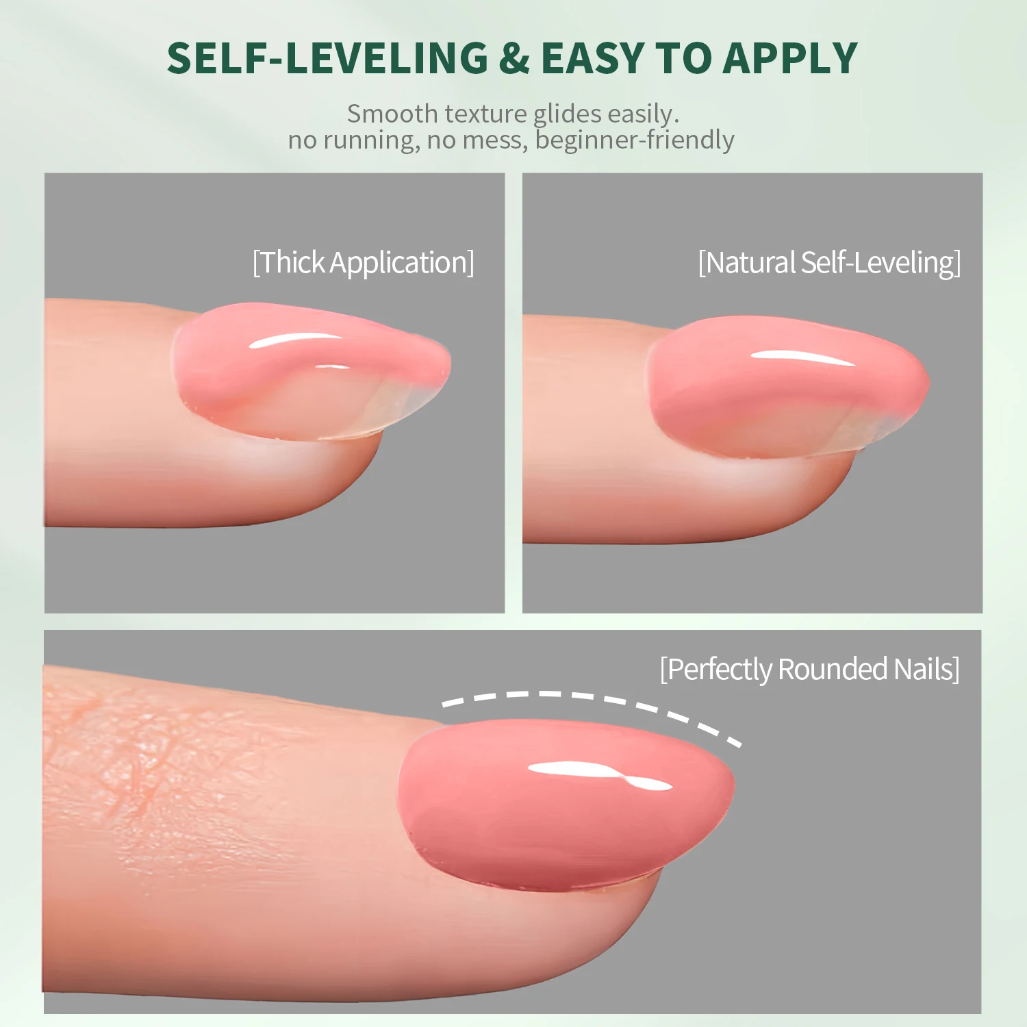 Nailpop 7IN1 Builder Gel Multifunktionales 15 ml für Nagelverlängerungsstärke Apex Building Base Top Coat Nagelgel Französische Maniküre