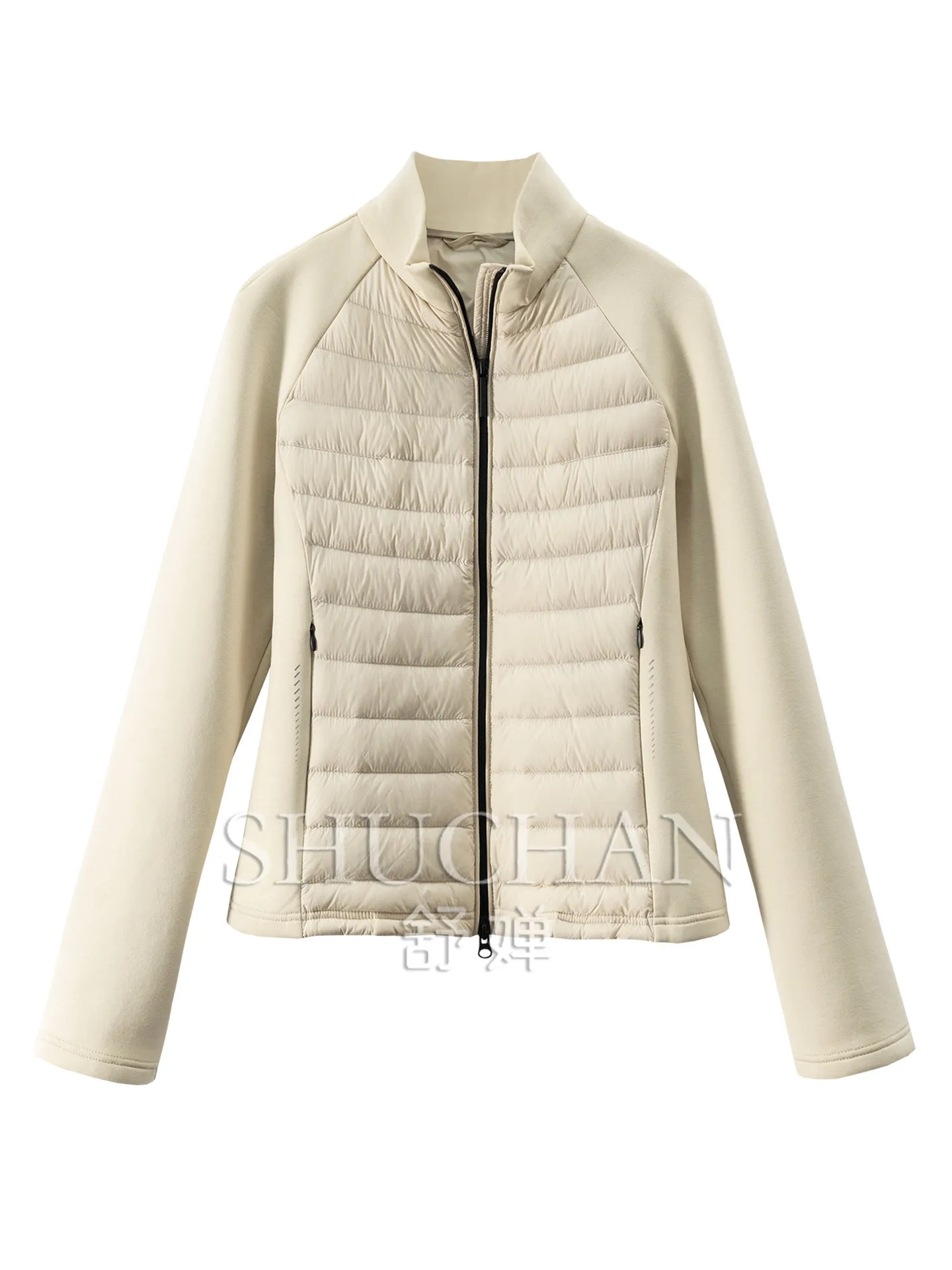 Thin and Warm Standing Cut Waist 90 Velvet Standing Neck Down Jacket Women's 61G6  casacas para mujer invierno 2026