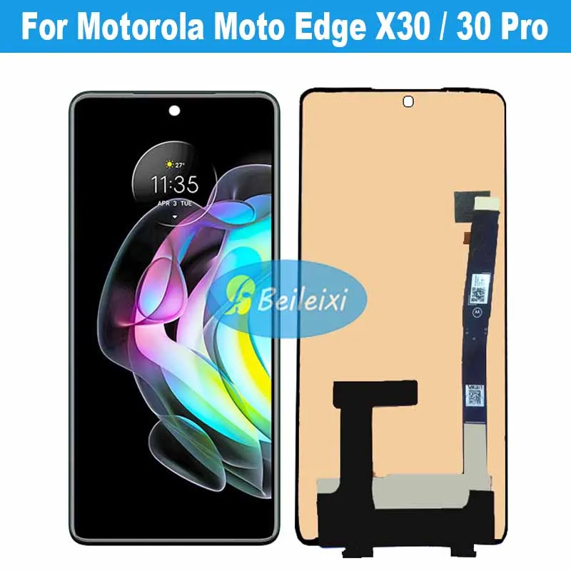 

Для Motorola Moto Edge 30 Pro XT2201-1 LCD дисплей сенсорный экран дигитайзер в сборе для Moto Edge X30 XT2201-2 XT2201-6