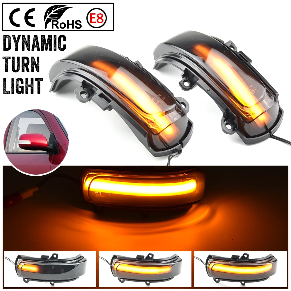 Flashing Mirror Lamp Dynamic Blinker Car Led Turn Signal Light For Toyota COROLLA ZELAS REIZ AURIS Scion BLADE MARK