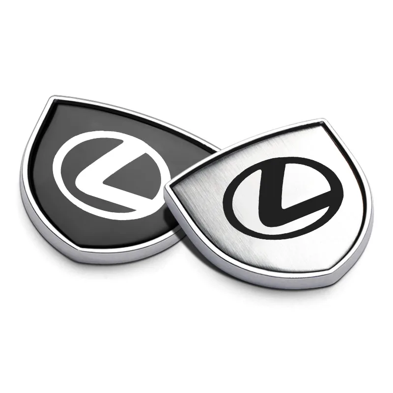 1Pcs Emblem Pelindung Pintu Mobil Logam Stiker Badge Bodi Mobil Untuk Lexus NX IS 250 RX GS UX RX300 RX350 CT200H GX460 ES LX Fsport GX