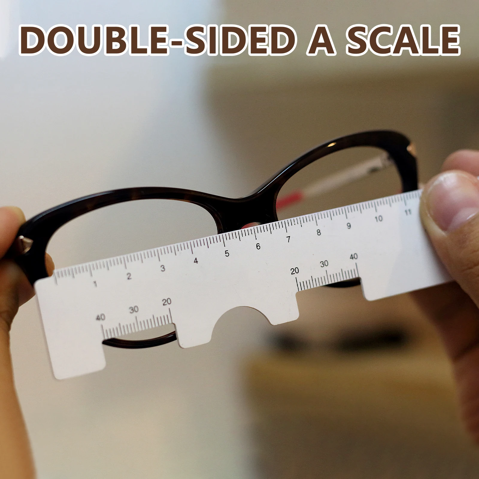 Measure Pupillary Distance Scale Measuring Tool with Rotate Screen Identifier Verification Eye Measurement