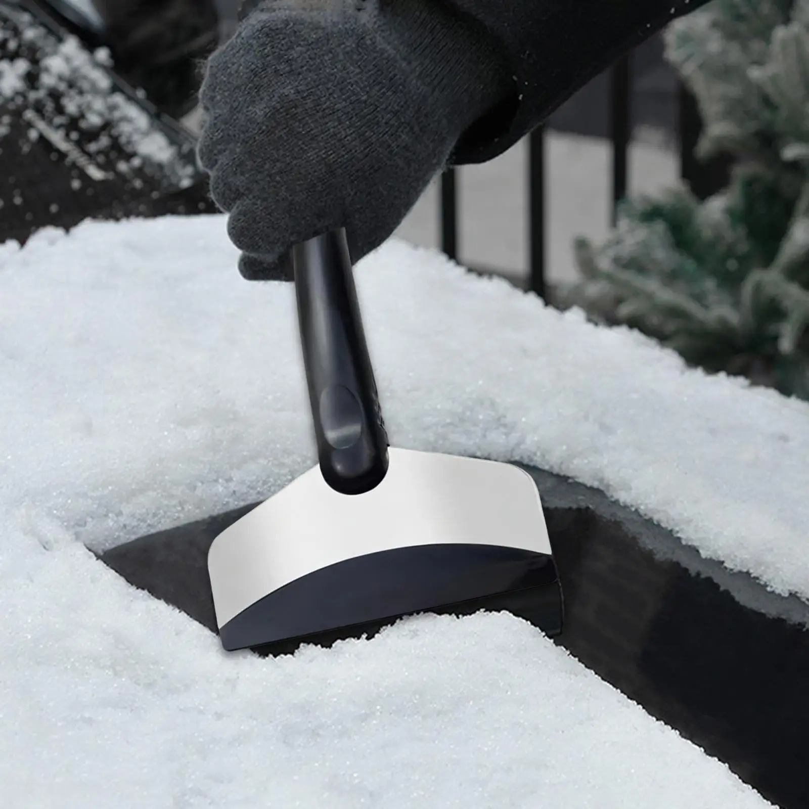 

Snow Remover, Compact Snow Remover, Multifunctional ,Portable Snow Removal in Winter Car Cleaning Tools for Gardening Camping