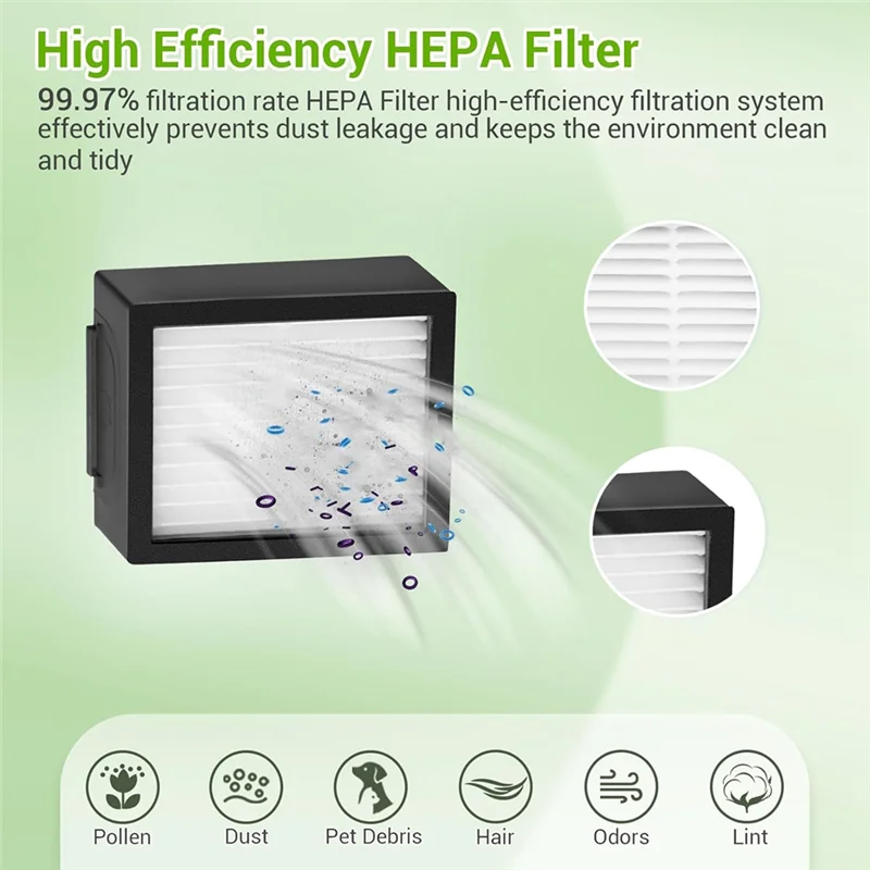 الترويج! لـ Irobot Roomba Combo I5, I5+, J5, J5+, I3+ مجموعة ملحقات المكنسة الكهربائية فرشاة جانبية رئيسية مرشحات Hepa وسادات الممسحة