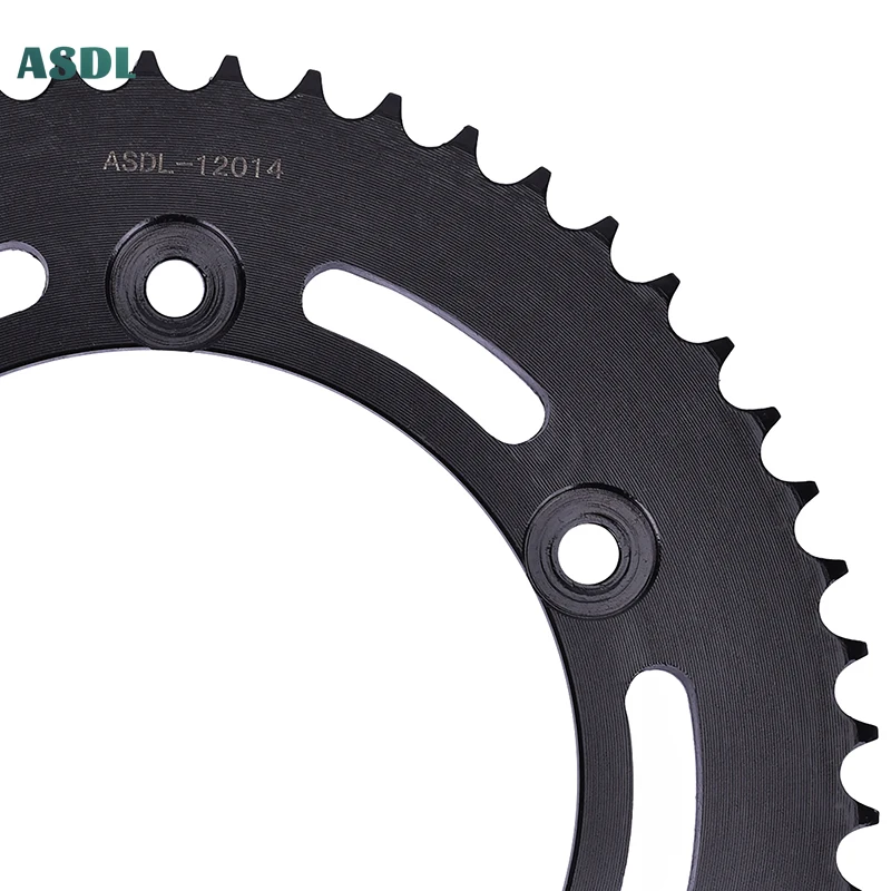 428 54T Rear Sprocket For Honda CBR250 RJ,RK,RK-2 1988 1989 VT250 FL Spada 1989 1990 VT 250 CBR 250 428-54T 428 Chain 54 Tooth