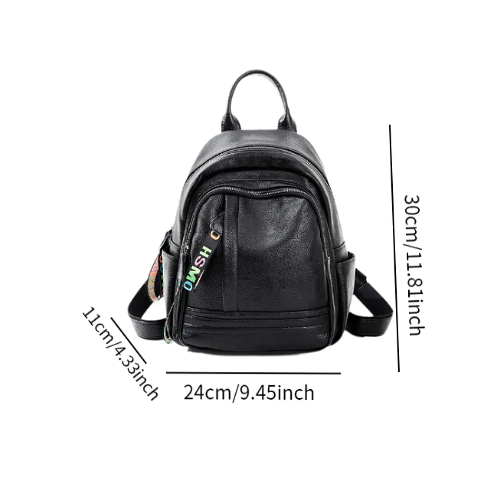 حقيبة ظهر مطبوعة على شكل دببة كرتونية للنساء حقيبة يد مقاومة للماء ومحمولة