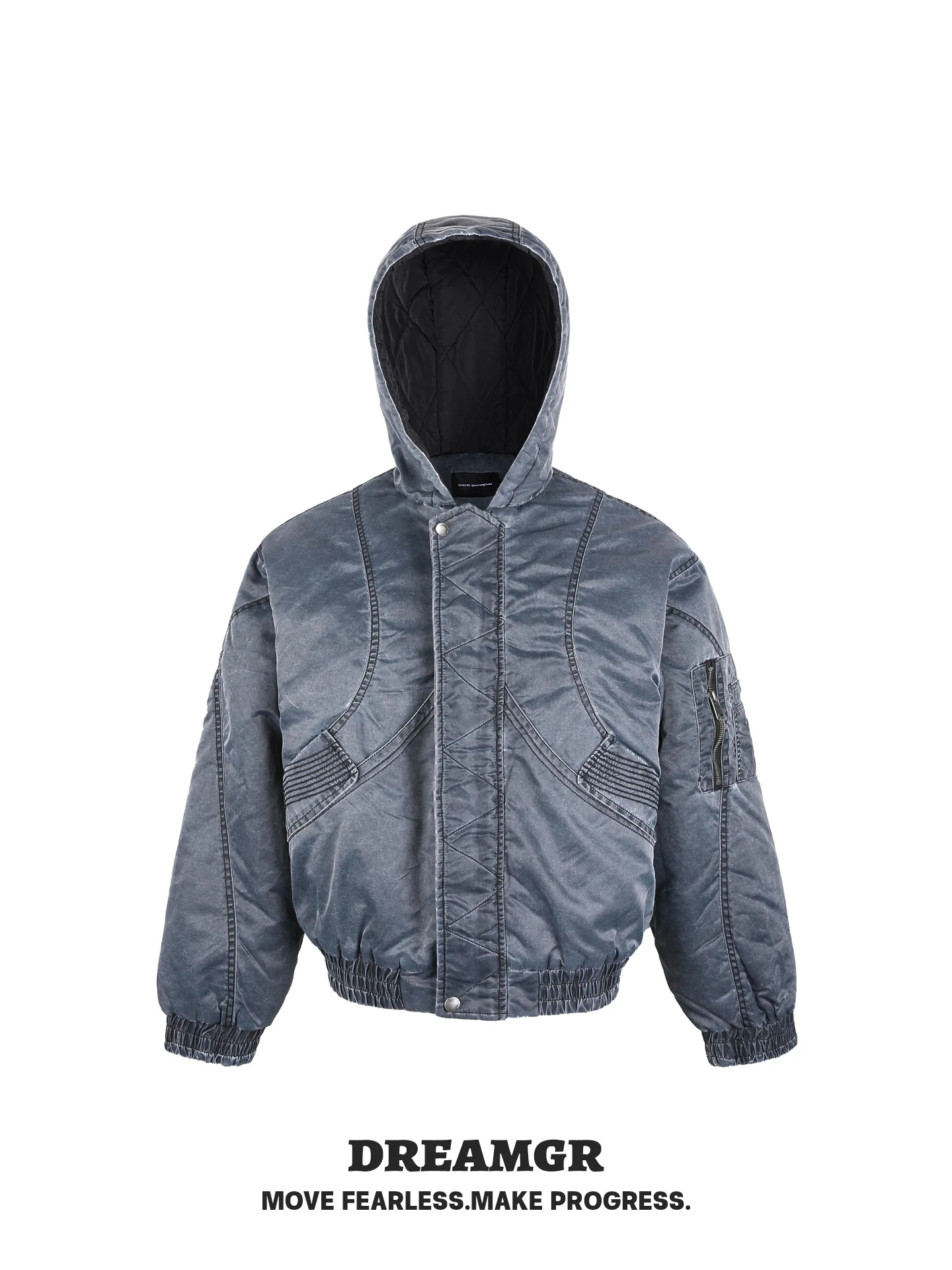 

Titan Retro Waed Heavy Du Hooded Cotton Jaet Winter Thi Warm New Snowy erpa Coat Youth ular American Sle Long ...