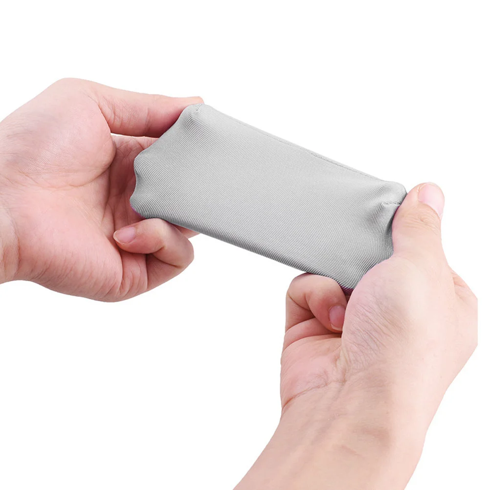 

Mouse Pouches Cases Computer Dust Cover Fabric Elastic Arm Chair Covers Light Grey