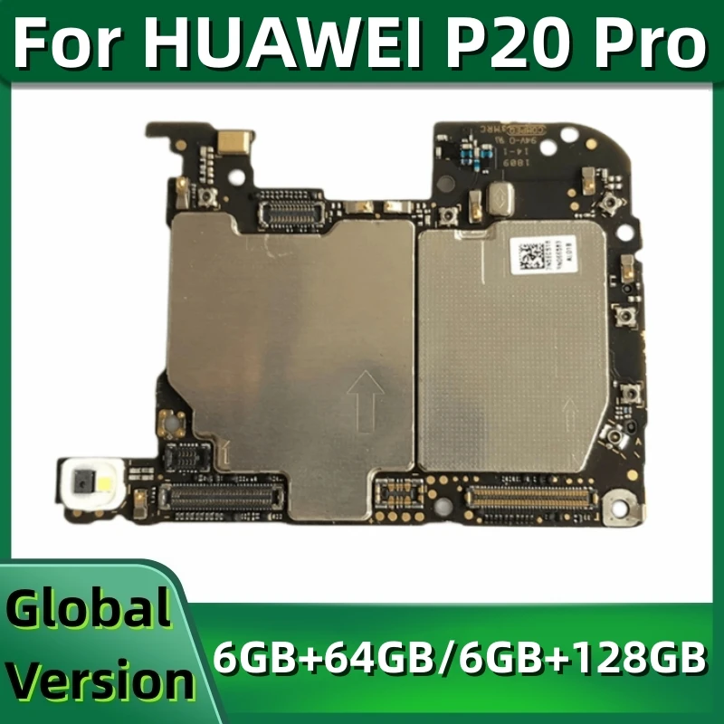 

Motherboard for HUAWEI P20 Pro, Original Mainboard, 64GB, 128GB, Global ROM, CLT-L09