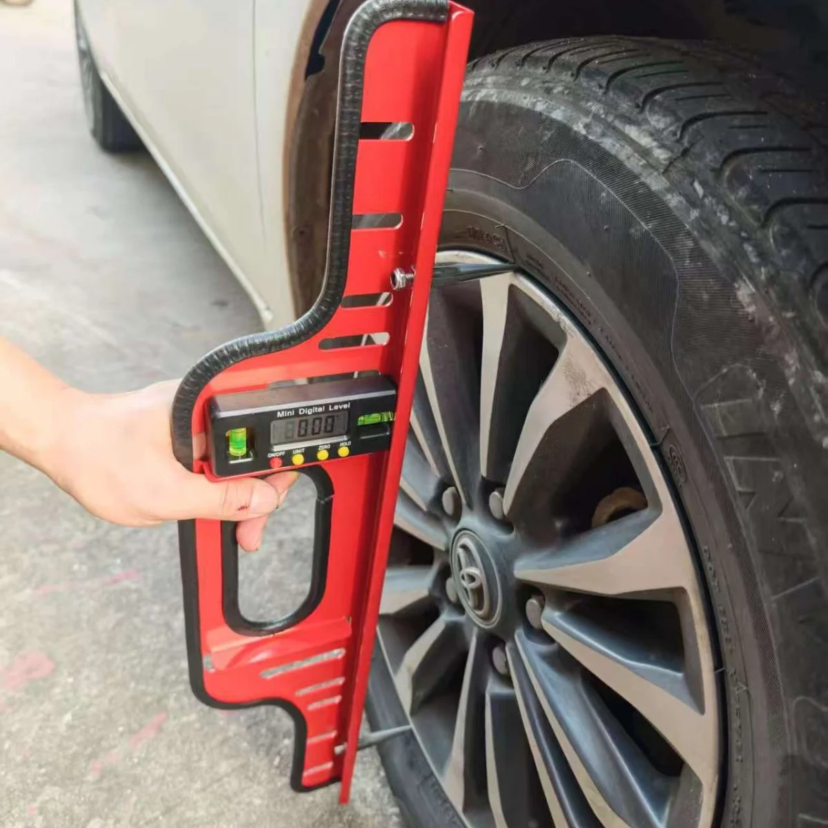 Wheel Camber Gauge High Precision Electronic Level Meter Four-Wheel Alignment & Wheel Eccentricity Measurement Tool
