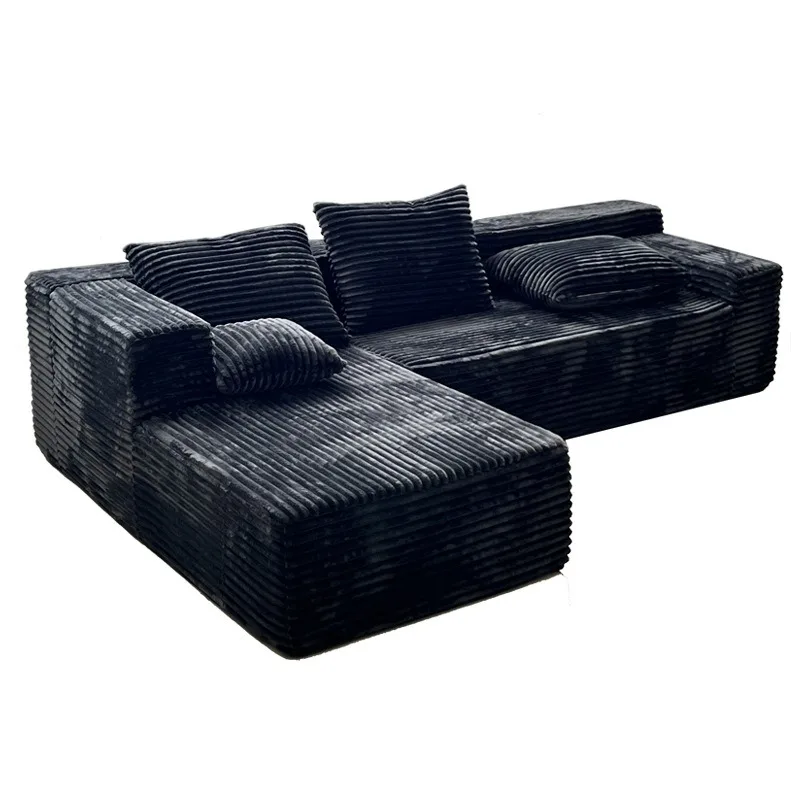 

Compression sofa, corduroy fabric, skeleton sofa