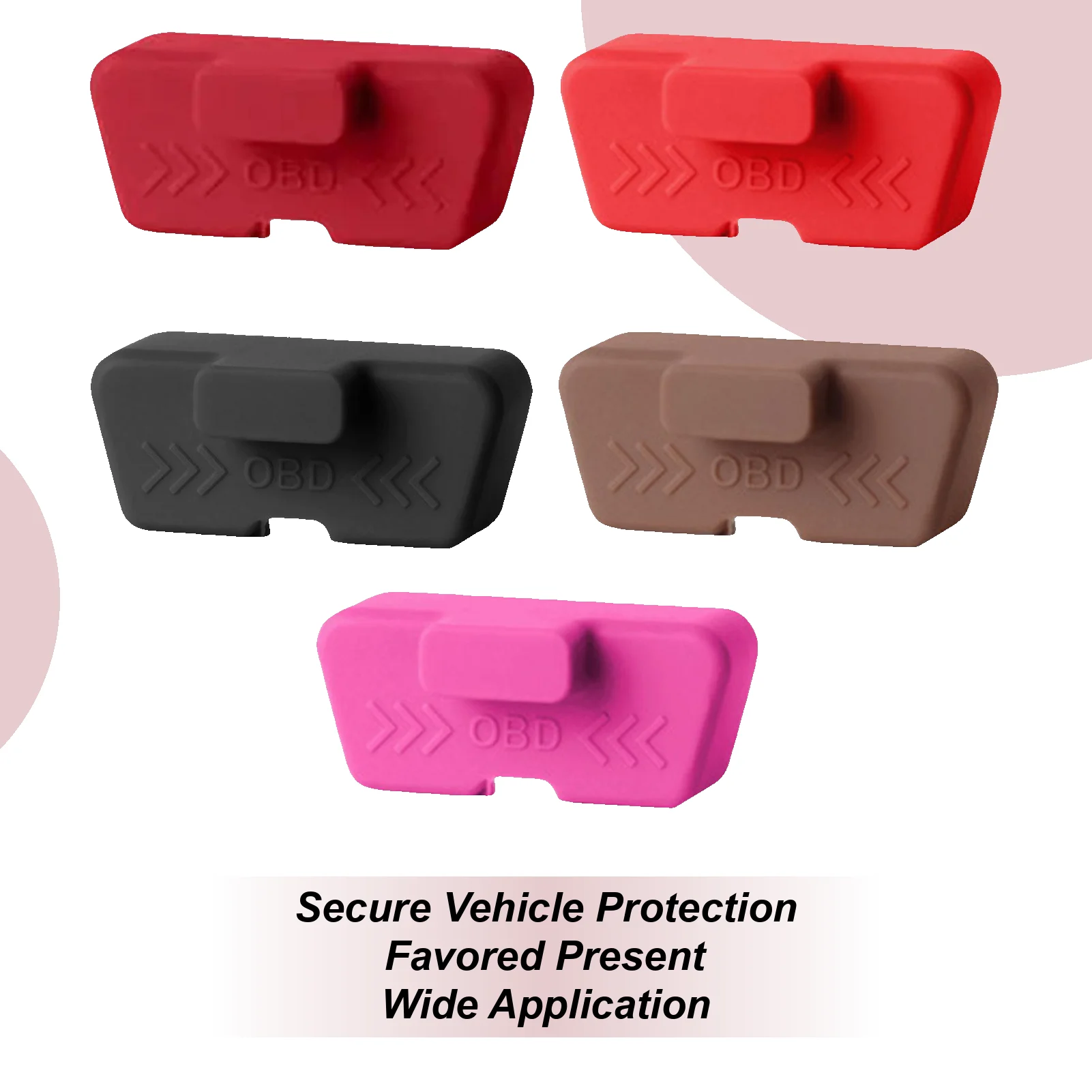 New Silicone Car OBD Port Cover Waterproof Rust-proof OBD Port Lock Protective Sleeve Dust OBD Clogging Caps Car Accessories
