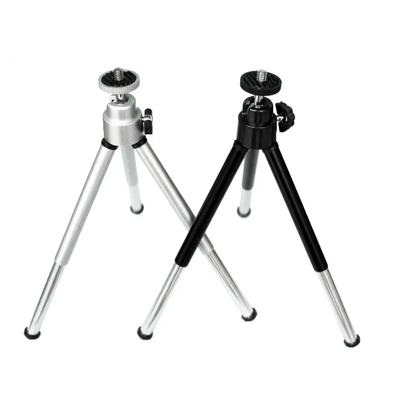 Tripods Table Tripod For Phone Mobile Camera Holder Clip Smartphone Monopod Tripe Stand Mini Tripod Stativ For Phone 14.5CMX5CM