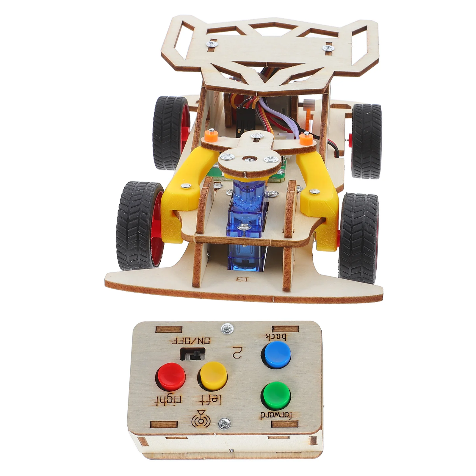 

Educational Stem Remote Control Car Kit DIY Assembly Scientific Experiment Family Classroom Learning Engineering