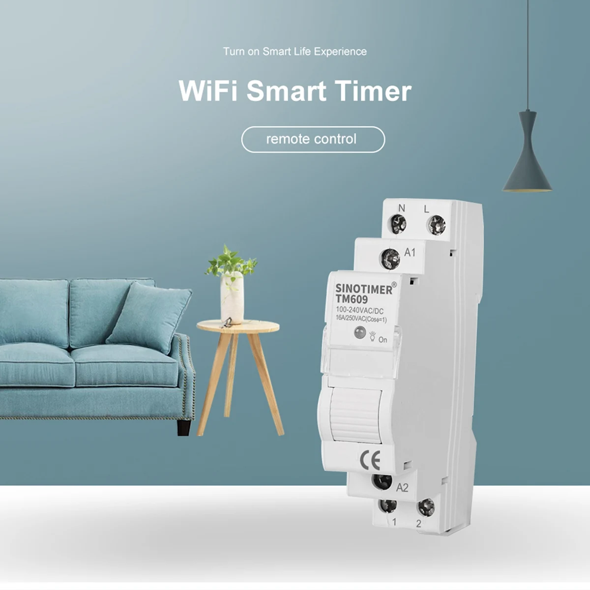 TM609 WiFi Smart Timer Switch Tuya APP telecomando Wireless conto alla rovescia interruttore luce scala domestica 220V 110V