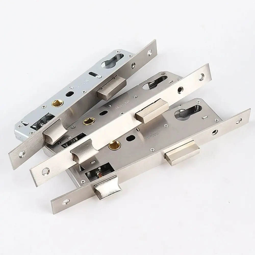 Replacement Sliding Door Lock Case For Aluminum Alloy Profiles Mortise Internal Hardware For Home Security Maintenance Part