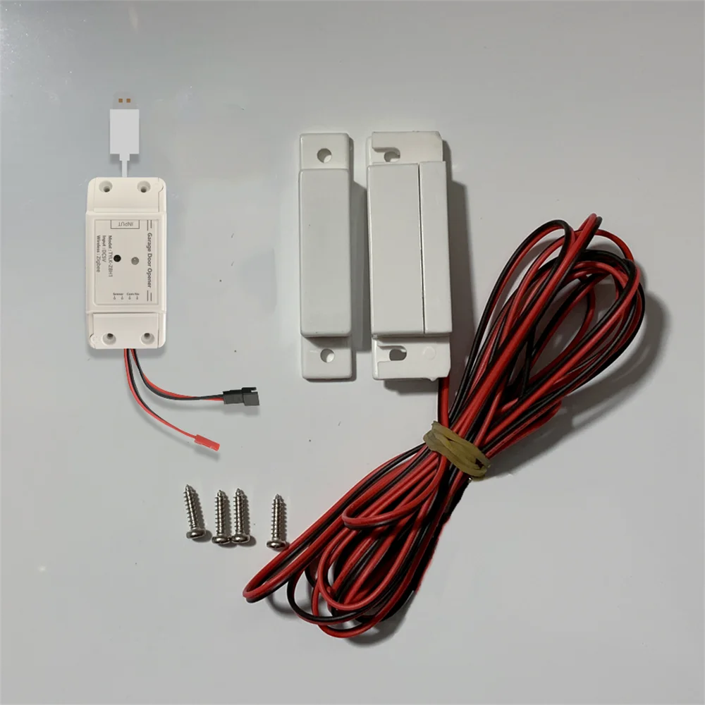 Tuya-abridor de puerta de garaje Zigbee inteligente, WiFi, RF433 MHz, Control inalámbrico, compatible con Alexa, Yandex, Alice