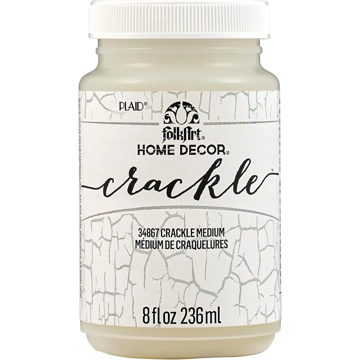 

Chalk Furniture & Craft Acrylic Paint 8 Oz Assorted Colors Crackle Medium For Wood Projects