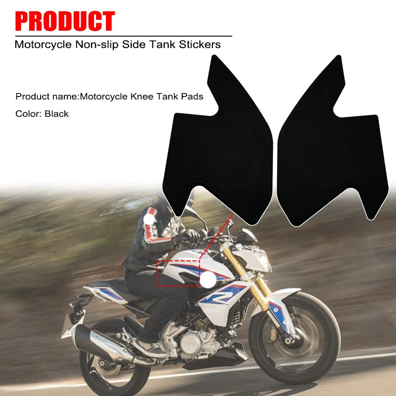 G310GS G310R Tank Pad Protector Sticker For BMW G 310GS G 310R G310 R/GS 2018-2023 2022 Decal Gas Knee Grip Tank Traction Pad