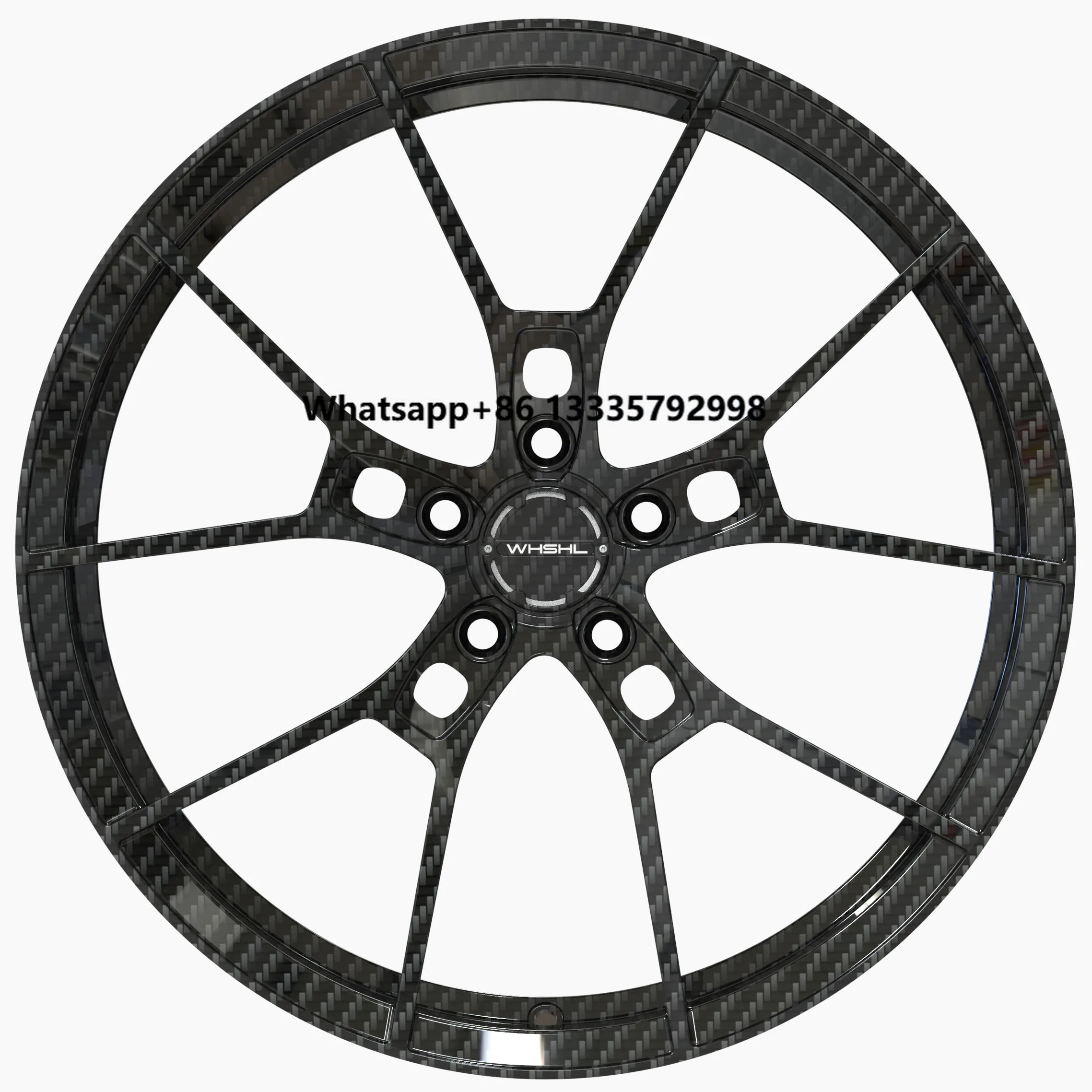 

High End Passenger Car Carbon Fiber Rims 18 19 20 21 22 23 Inch 5x112 5x108 5x130 Wheels for Ferrari 458 F430 488 F8