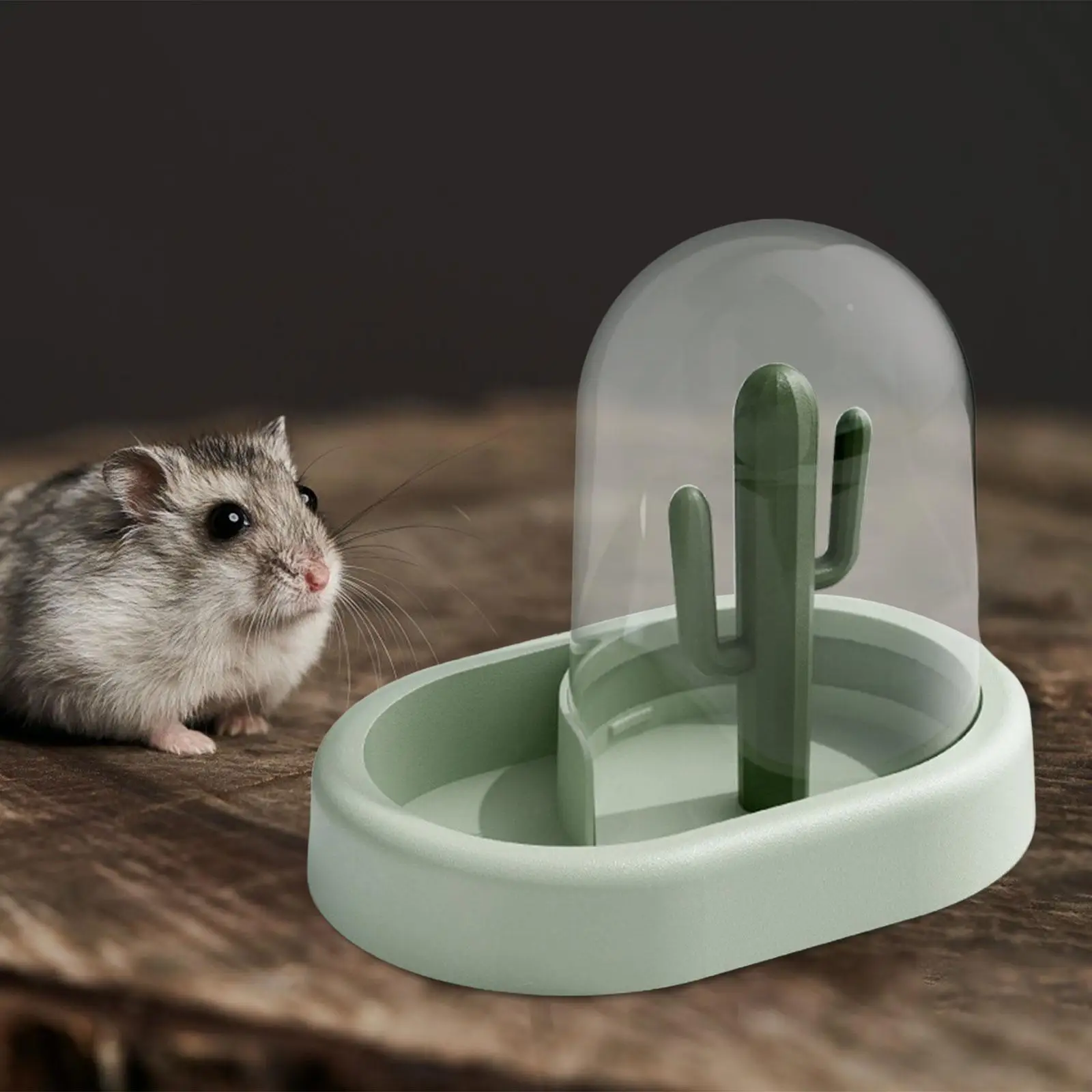 Birds Food Dispenser Household Feeding Station Dish Automatic Hamster Feeder for Little Animals Gerbils Bunny Hedgehog